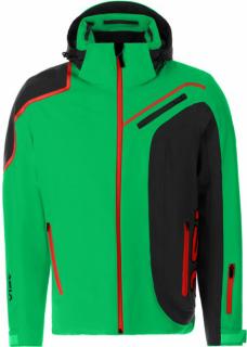 VIST ALFREDO INS.SKI JACKET LAWN-BLACK-RED TEXTIL: 3XL