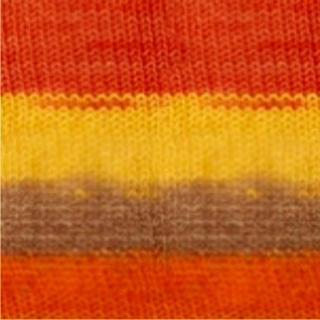 Diva Batik 7632 hnědá-žlutá-červená-oranžová