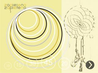 kruh drátěný (o průměru do 40 cm) 10 cm zlatý (Rayher)