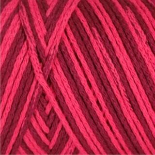 Macrame Cotton Jazzy 1220 fialová, tmavě růžová pink