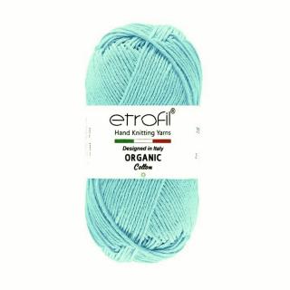 ORGANIC Cotton EB011 - světle tyrkysová