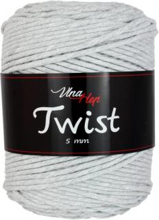 Twist 5mm (VlnaHep) 8231 světlá šedá