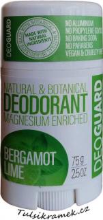 DEOGUARD Tuhý přírodní deodorant - bergamot a limetka