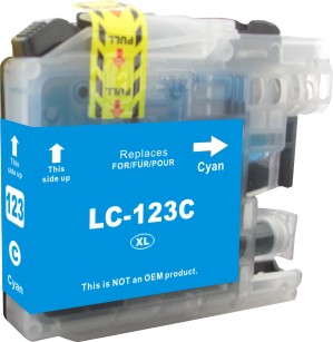 Cartridge Brother LC 123C - kompatibilní