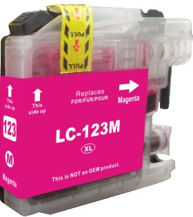 Cartridge Brother LC-123M - kompatibilní