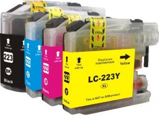 Cartridge-SET Brother LC-223CMYK - kompatibilní