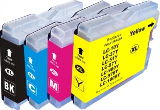 Cartridge-SET Brother LC 970CMYK - kompatibilní