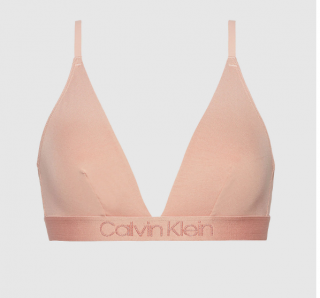 Dámská podprsenka Calvin Klein tonal logo triangle tělová Velikost: S