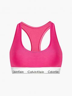 Dámská podprsenka Calvin Klein unlined - bralette, růžová Velikost: L
