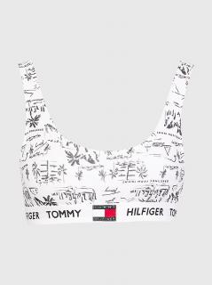 Dámská podprsenka Tommy Hilfiger unlined - bralette, bílá Velikost: XL