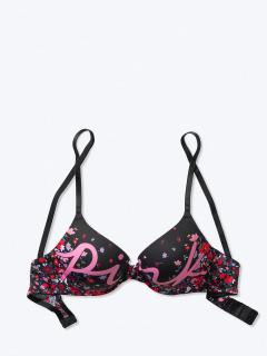Dámská podprsenka Victoria’s Secret PINK logo push-up Velikost: 75A