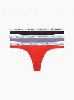 Dámská tanga Calvin Klein - 3 Pack, vícebarevné Velikost: XS