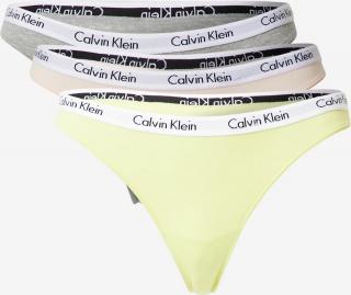 Dámská tanga Calvin Klein - 3Pack, vícebarevné Velikost: XL
