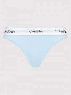 Dámská tanga Calvin Klein - modrá Velikost: XL