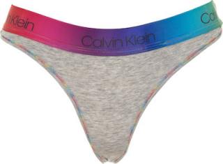 Dámská tanga Calvin Klein šedá Velikost: XS