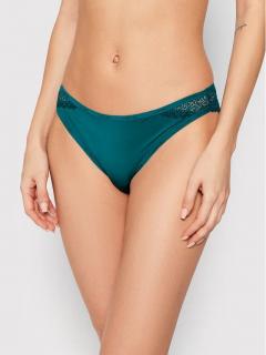 Dámské brazilky Calvin Klein flirty zelená Velikost: XL