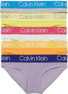 Dámské kalhotky bavlněné Calvin Klein - 5Pack, vícebarevné Velikost: XL