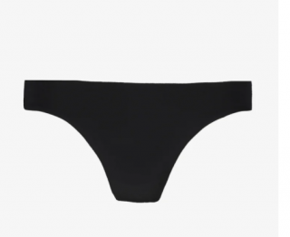 Dámské kalhotky Calvin Klein - tanga CK Black Structure Cotton Velikost: M