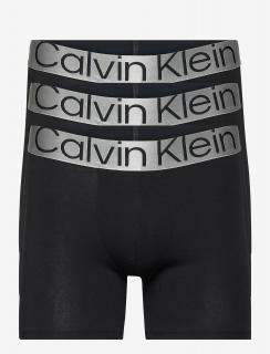 Pánské boxerky Calvin Klein Boxer Briefs 3Pack černé Velikost: L