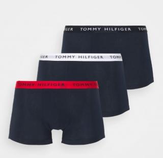 Pánské boxerky Tommy Hilfiger Boxer Brief recycled cotton 3 Pack - modrá Velikost: L