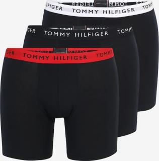 Pánské boxerky Tommy Hilfiger recycled cotton 3Pack - černá Velikost: M