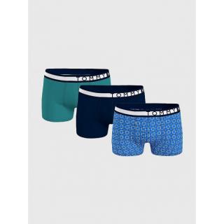 Pánské boxerky Tommy Hilfiger Trunk print 3Pack - mix barev Velikost: L