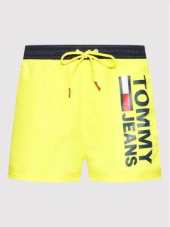 Pánské plavky Tommy Jeans - žlutá Velikost: L