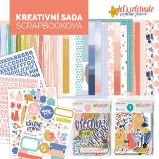 Kreativní sada scrapbooková - Pojďme slavit