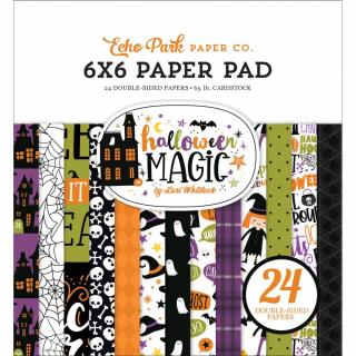Sada scrapbookových papírů 6 x6  - HALLOWEEN MAGIC