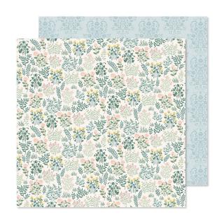 Scrapbook papír - GINGHAM GARDEN / Blooms