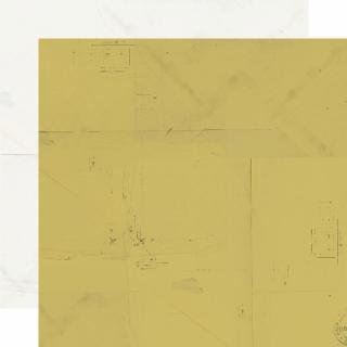 Scrapbook papír - VINTAGE WEATHERED GARDEN / Honey / Magnolia