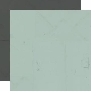 Scrapbook papír - VINTAGE WEATHERED GARDEN / Rain / Iron Ore