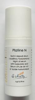 TESTER - PLATINE N - Noční olejové sérum s kyselinou hyaluronovou