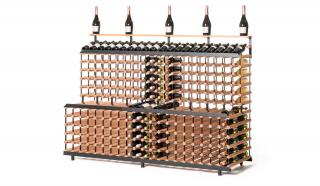 Patrový stojan na víno RAXI s kapacitou 360 lahví