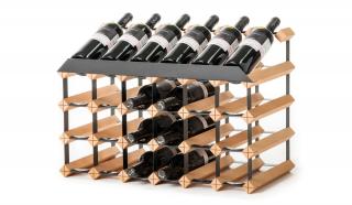Pultový stojan na víno RAXI s kapacitou 24 lahví