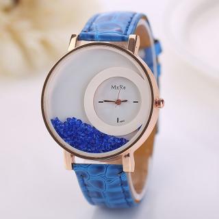 Dámské přesýpací modní hodinky- 4 barvy Barva: Modrá