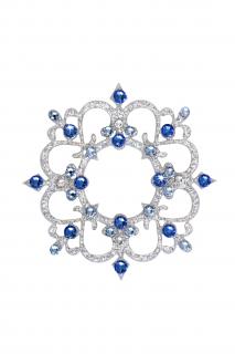 Dámské šperky na tělo stříbrné Rome - 6 Barev Barva: Modrý