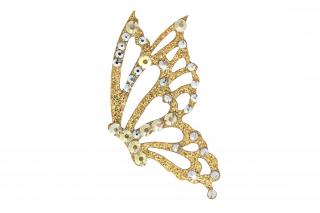 Dámské šperky na tělo zlatý Motýl - 3 barvy Barva: Crystal AB