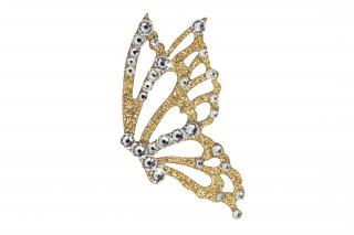 Dámské šperky na tělo zlatý Motýl - 3 barvy Barva: Crystal