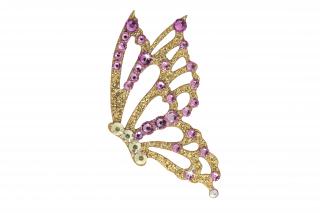 Dámské šperky na tělo zlatý Motýl - 3 barvy Barva: Růžový