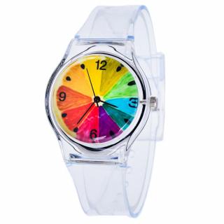 Dětské Barevné hodinky - 2 barvy Barva: Barevný