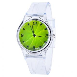 Dětské Barevné hodinky - 2 barvy Barva: Zelený