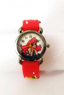 Dětské červené hodinky Ariel