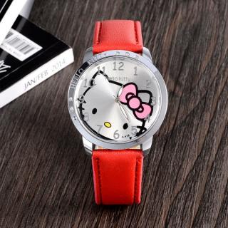 Dětské červené hodinky Hello Kitty