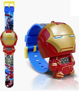 Dětské hodinky s postavičkou Iron Man