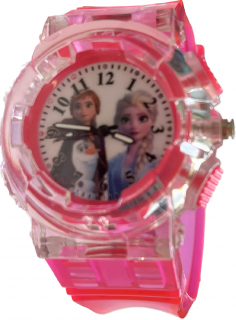 Dětské svítící hodinky Elsa a Anna