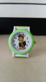 Dětské zelené hodinky Tlapková patrola