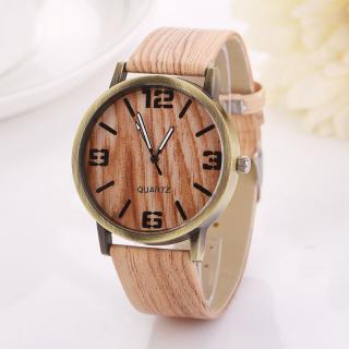 Unisex hodinky imitace dřeva - 3 druhy Motiv: B
