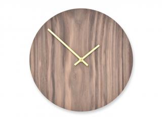 Wooden Moment Dřevěné hodiny Klasik Ořech 30 cm