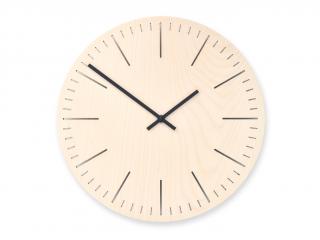Wooden Moment Dřevěné hodiny Line Javor 30 cm